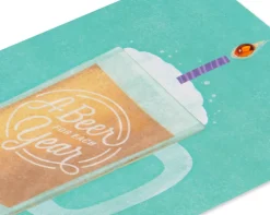 A Beer for Each Year Funny Birthday Greeting Card