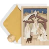 A Child is Born Religious Christmas Greeting Card