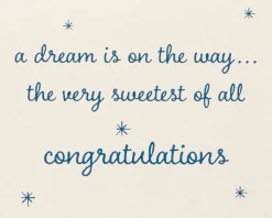 A Dream Is On The Way Baby Greeting Card