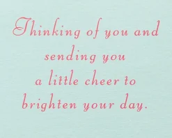 A Little Cheer Get Well Soon Greeting Card