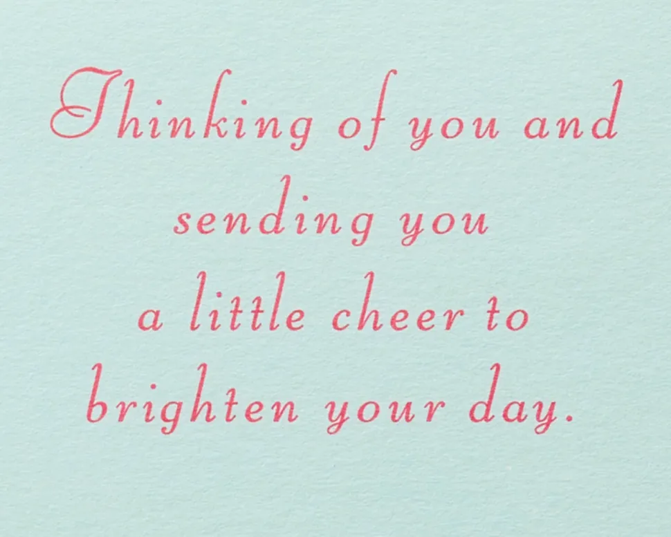 A Little Cheer Get Well Soon Greeting Card