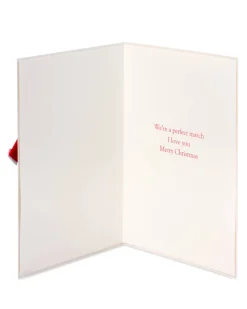 A Perfect Match Christmas Greeting Card