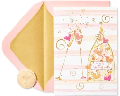 A Special Toast Anniversary Greeting Card for Couple – Designed by House of Turnowsky