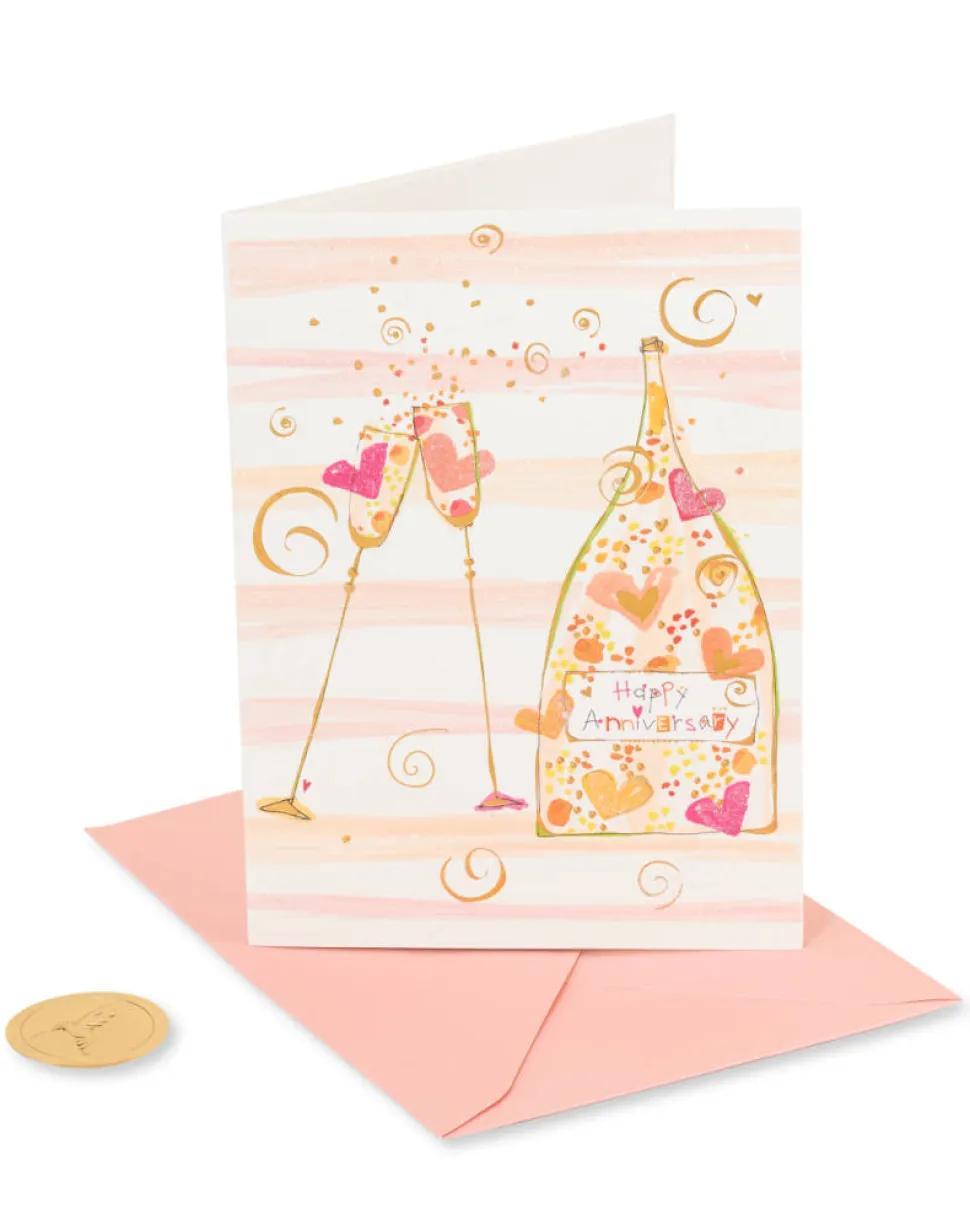 A Special Toast Anniversary Greeting Card for Couple – Designed by House of Turnowsky