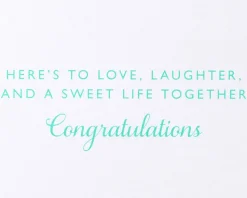 A Sweet Life Together Wedding Greeting Card