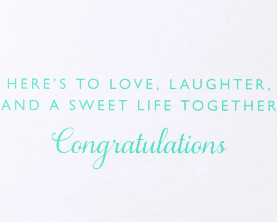 A Sweet Life Together Wedding Greeting Card