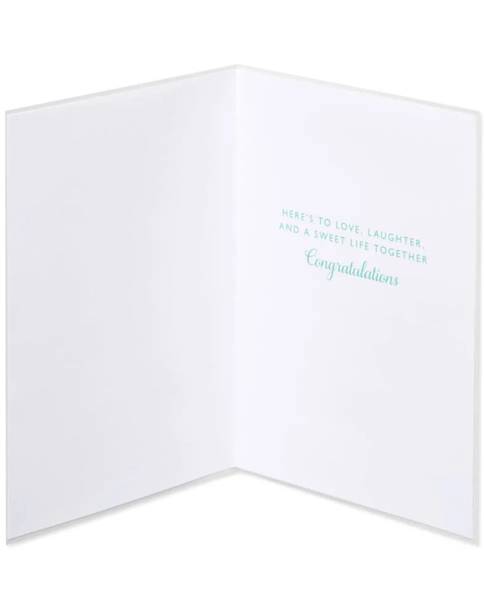 A Sweet Life Together Wedding Greeting Card