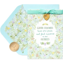 A True Companion Pet Sympathy Greeting Card
