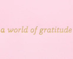 A World of Gratitude Thank You Greeting Card