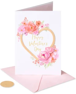 Across the Miles Valentine’s Day Greeting Card