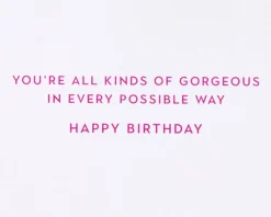 All Kinds of Gorgeous Birthday Greeting Card for Her – Illustrated by Sandra K Pena