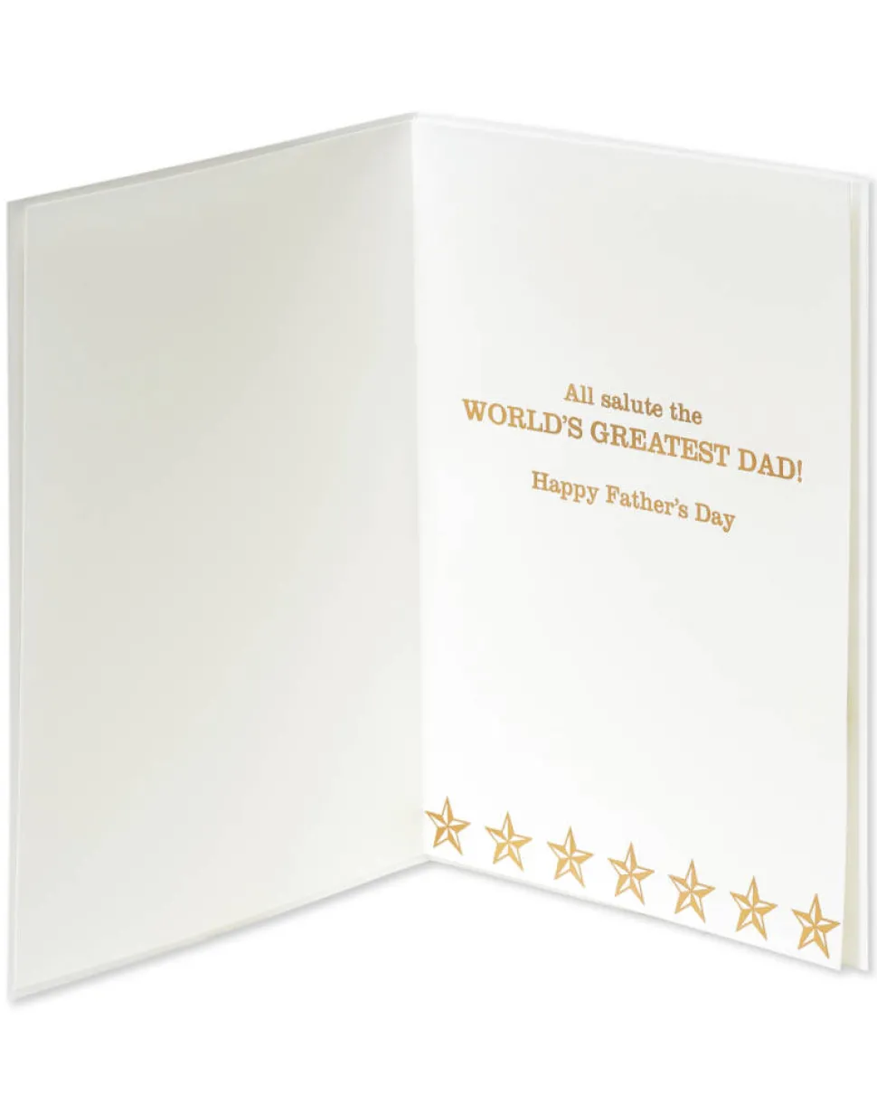 All Salute Father’s Day Greeting Card