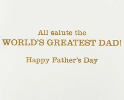 All Salute Father’s Day Greeting Card