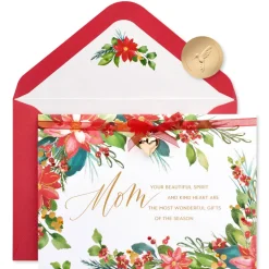 All the Love and Joy Holiday Greeting Card for Mom