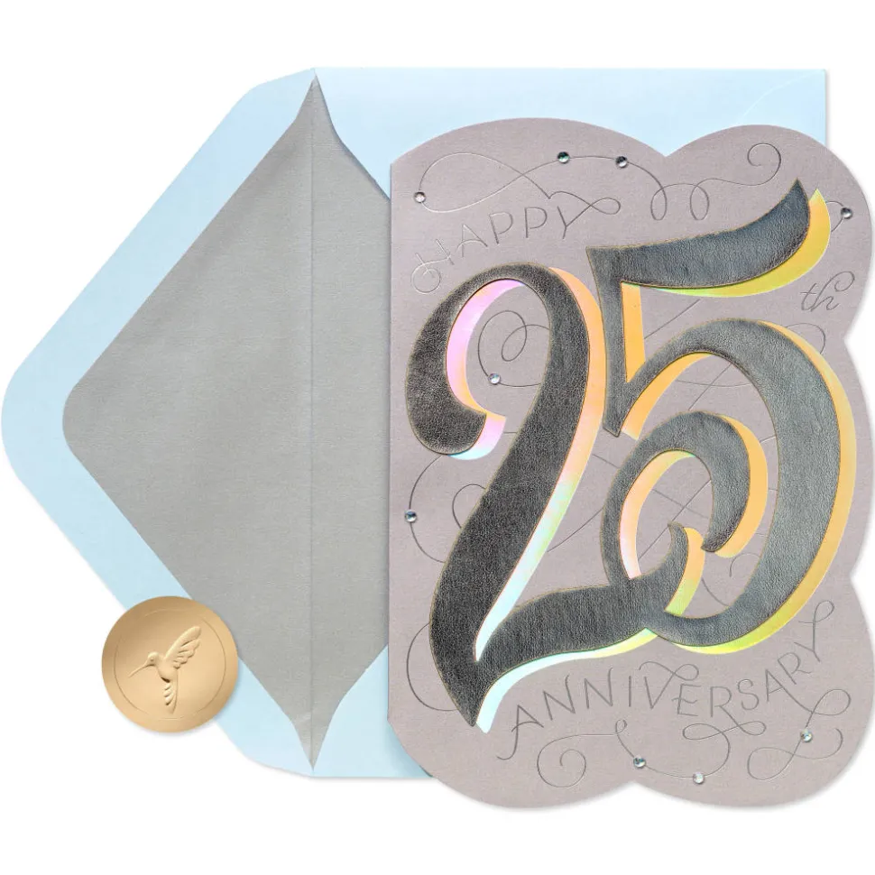 All The Love 25th Anniversary Greeting Card