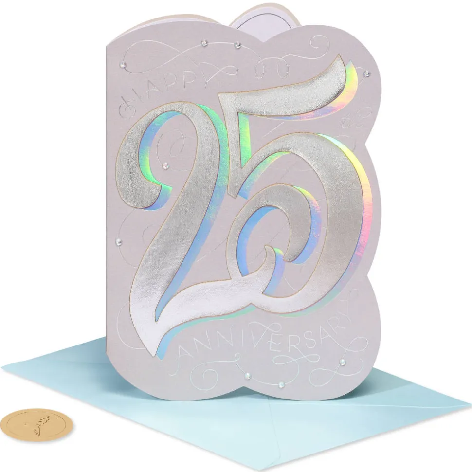 All The Love 25th Anniversary Greeting Card