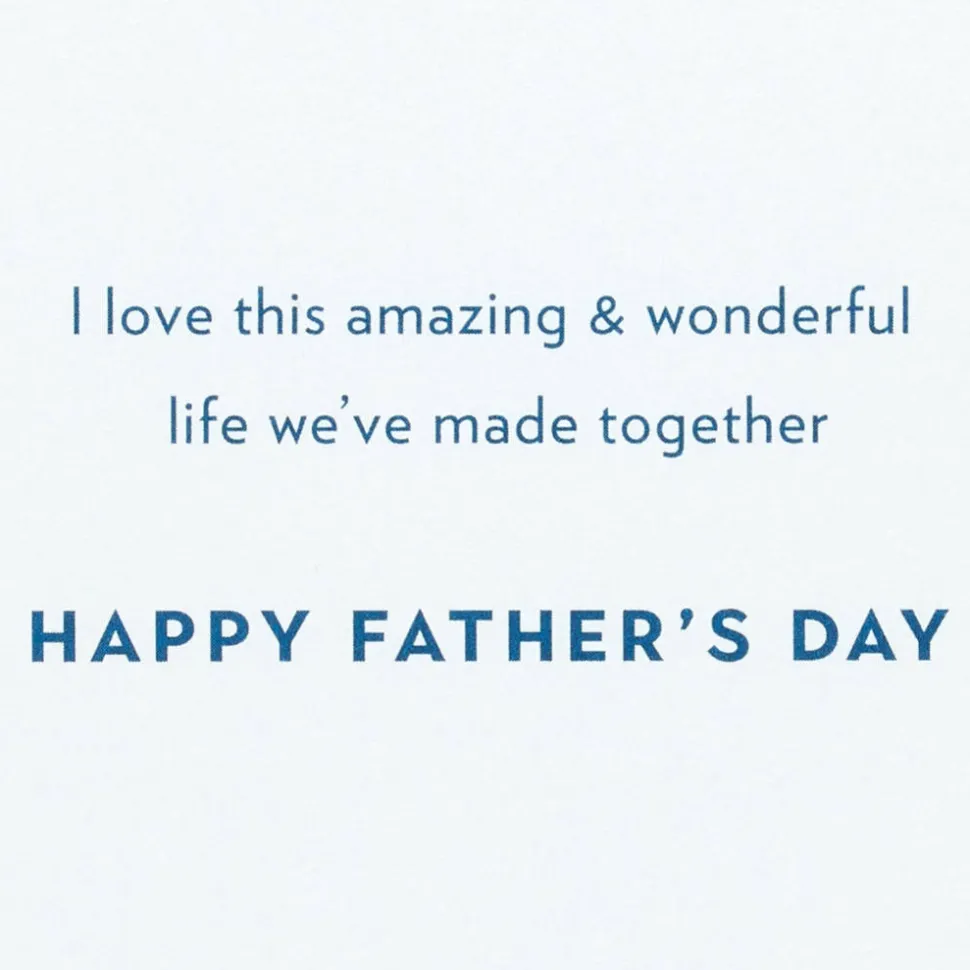 Amazing & Wonderful Life Father’s Day Greeting Card for Husband