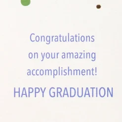 Amazing Accomplishment Graduation Greeting Card Money Holder or Gift Greeting Card Holder