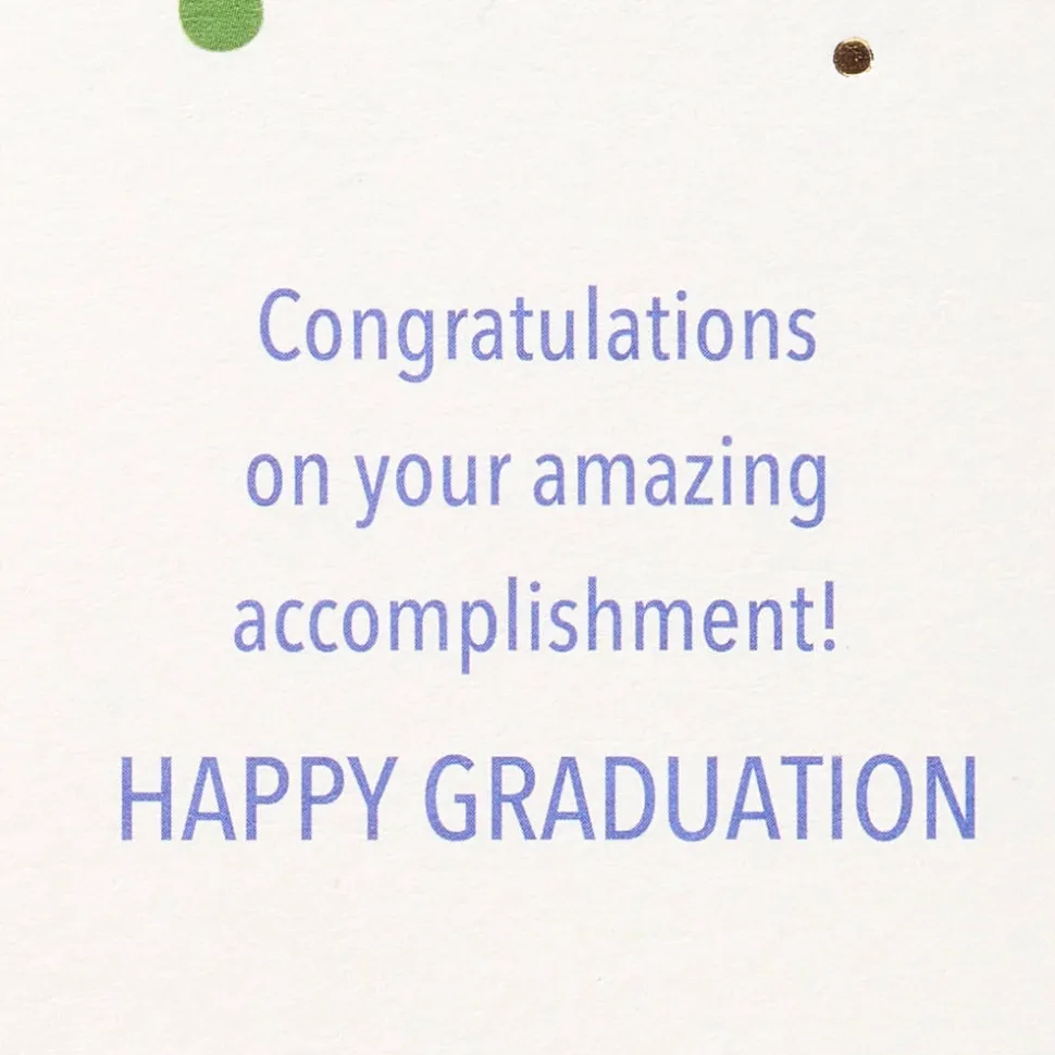 Amazing Accomplishment Graduation Greeting Card Money Holder or Gift Greeting Card Holder