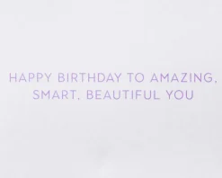 Amazing, Smart, Beautiful You 16th Birthday Greeting Card