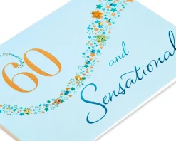 60 And Sensational Birthday Greeting Card
