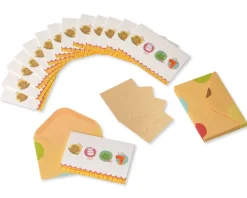 Animal Thank You Boxed Blank Note Cards with Glitter, 14-Count
