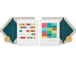 Art Pattern Boxed Blank Note Cards with Envelopes, 20-Count