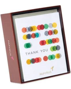 Art Pattern Boxed Blank Note Cards with Envelopes, 20-Count