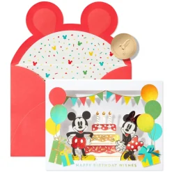 As Wonderful As You Mickey and Minnie Mouse Birthday Greeting Card