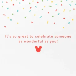 As Wonderful As You Mickey and Minnie Mouse Birthday Greeting Card