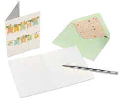 Baby Banner Thank You Boxed Blank Note Cards with Envelopes, 20-Count