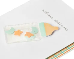 Baby Bottle New Baby Greeting Card