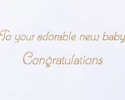 Baby Bottles New Baby Greeting Card