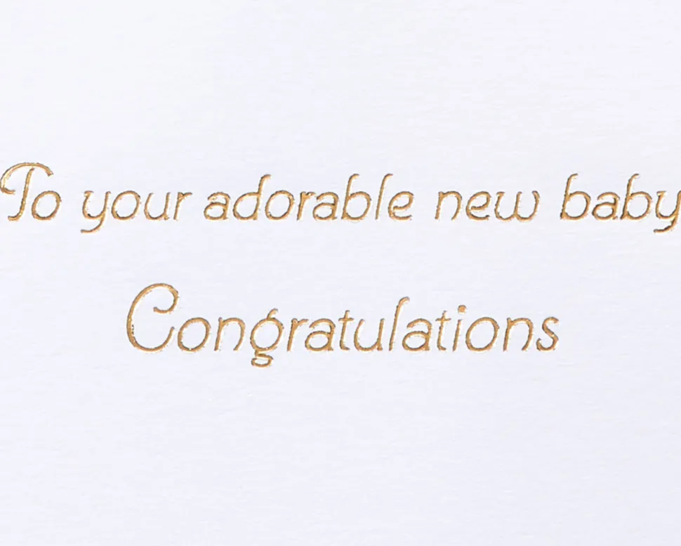 Baby Bottles New Baby Greeting Card