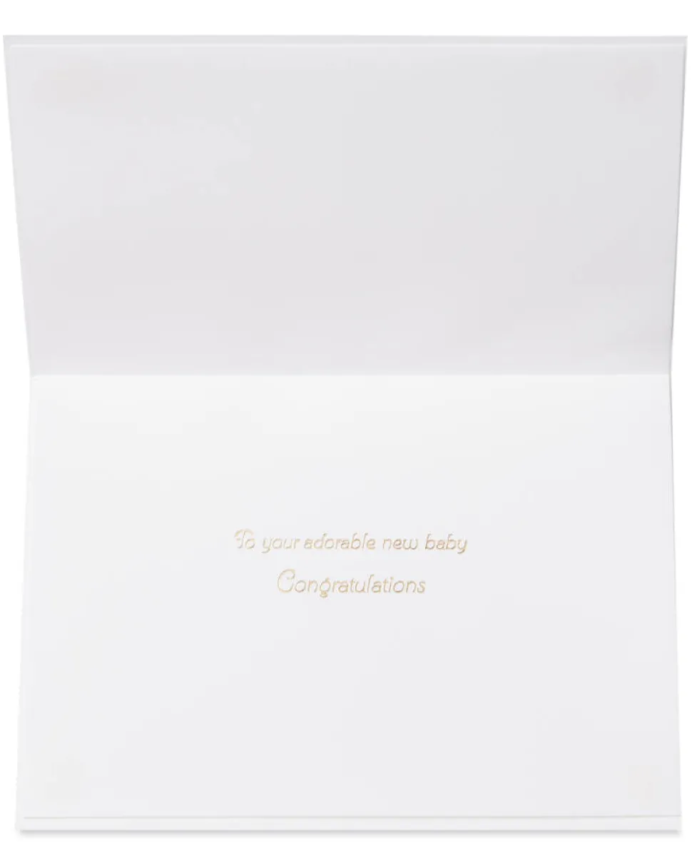 Baby Bottles New Baby Greeting Card