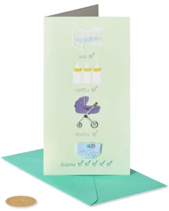 Baby Checklist New Baby Greeting Card