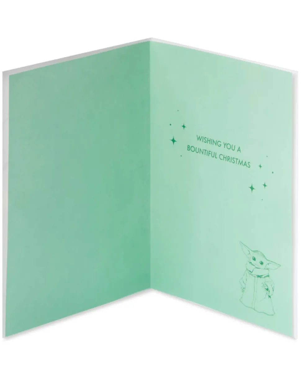 Baby Yoda Star Wars Christmas Greeting Card