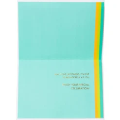 Balloon and Tassel Birthday Greeting Card