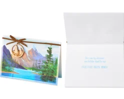 Balloons and Mountain Happy Birthday Cards, 2-Count
