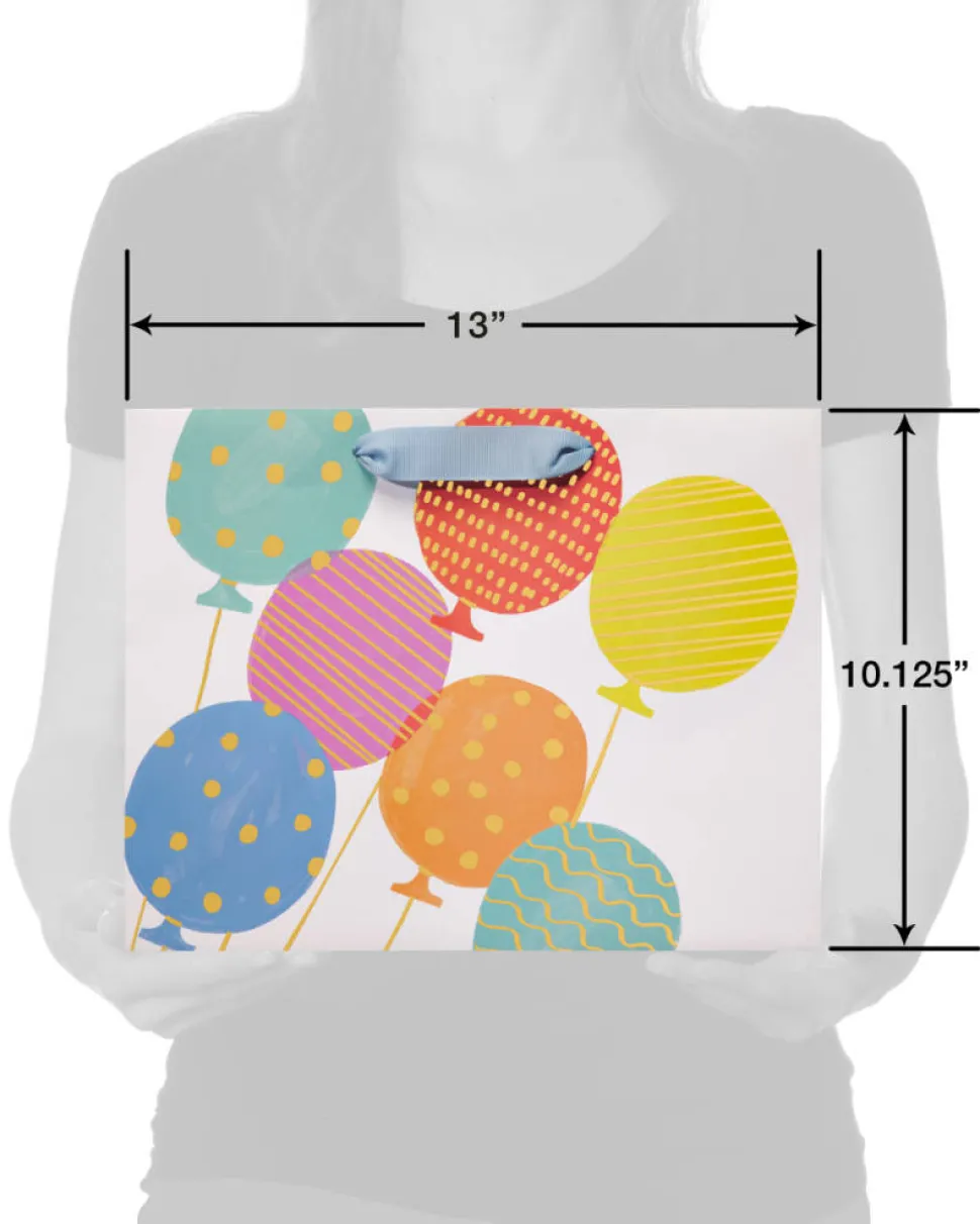 Balloons Large Birthday Gift Bag, 1 Bag