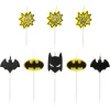 Batman Cake Topper Papyrus Birthday Candles, 8-Count
