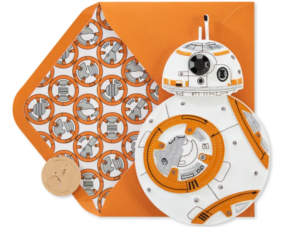 BB8 Birthday Greeting Card