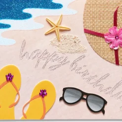 Beach Birthday Greeting Card