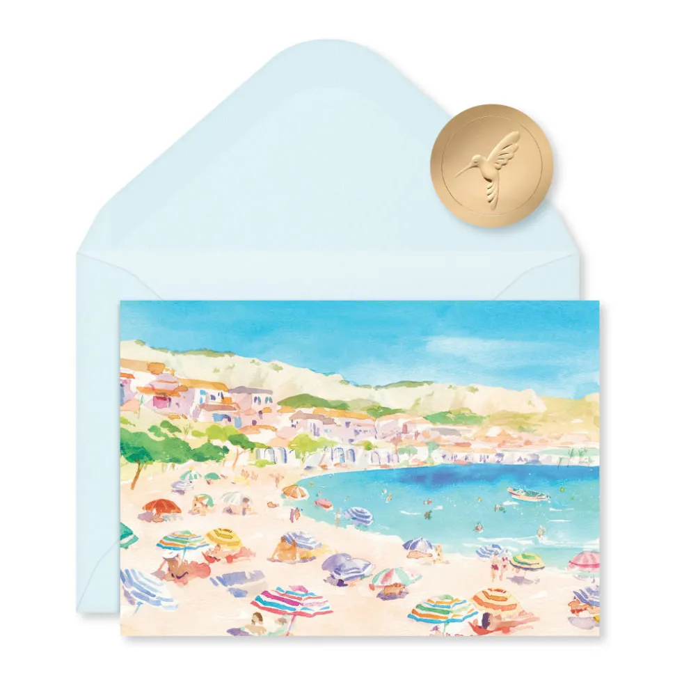 Beach 14-Count Blank Greeting Cards with Envelopes