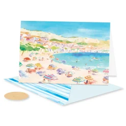 Beach 14-Count Blank Greeting Cards with Envelopes