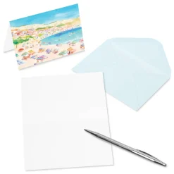 Beach 14-Count Blank Greeting Cards with Envelopes