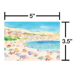 Beach 14-Count Blank Greeting Cards with Envelopes