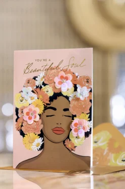 Beautiful Soul Blank Greeting Card – Illustrated by Cathy Williams