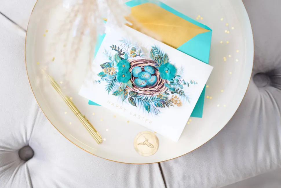 Beautiful Spring Easter Greeting Card