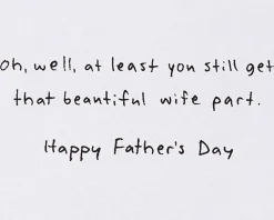 Beautiful Wife Father’s Day Greeting Card from Wife